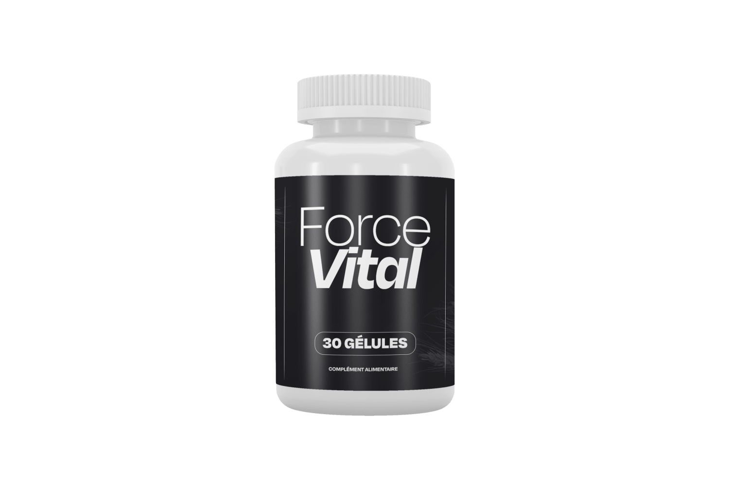 Flacon ForceVital — complément alimentaire énergie et vitalité, 30 gélules